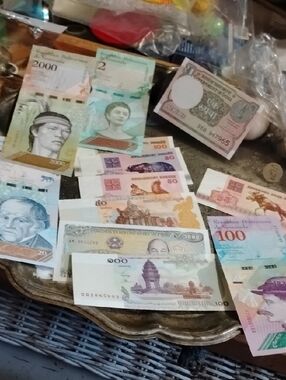 Assorted International Banknotes - Colorful Currency Collection